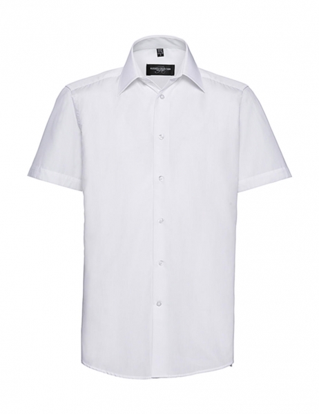 CAMISA POPELIN BLANCA ENTALL. M/C T-S (R-925M)