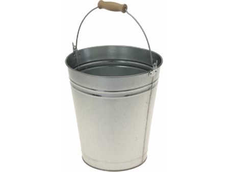 CUBO METALICO GALVANIZADO 10" 6 LITROS