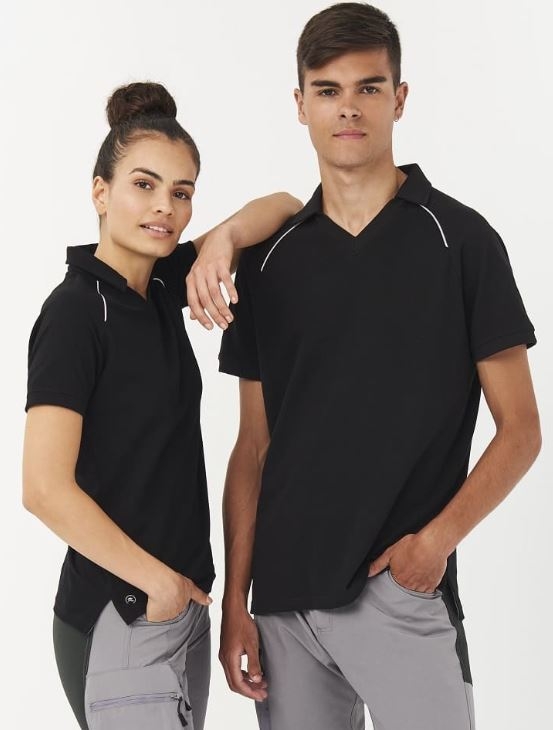 POLO ALG.NEGRO C/PICO M/C T-L (3016)