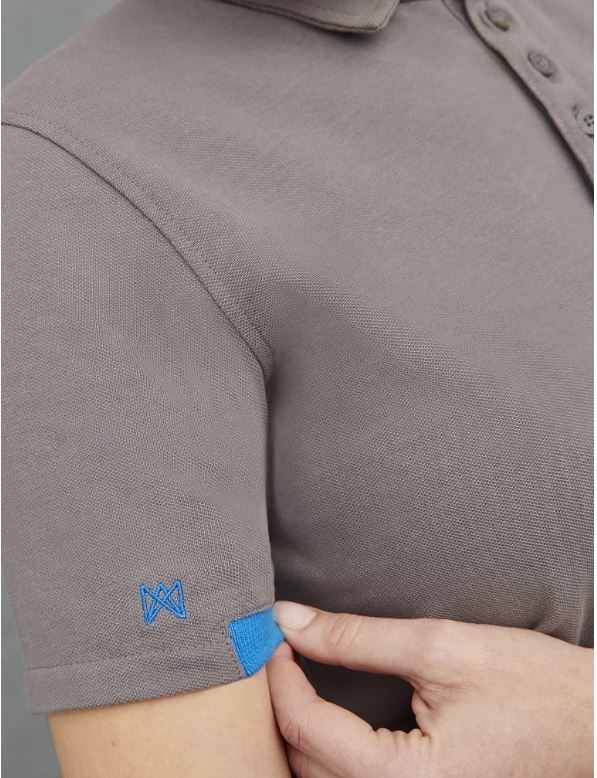 POLO ALG.GRIS M/C T-M (3017)