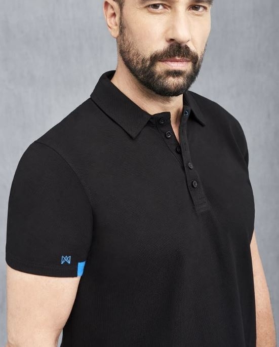 POLO ALG.NEGRO M/C T-S (3017)