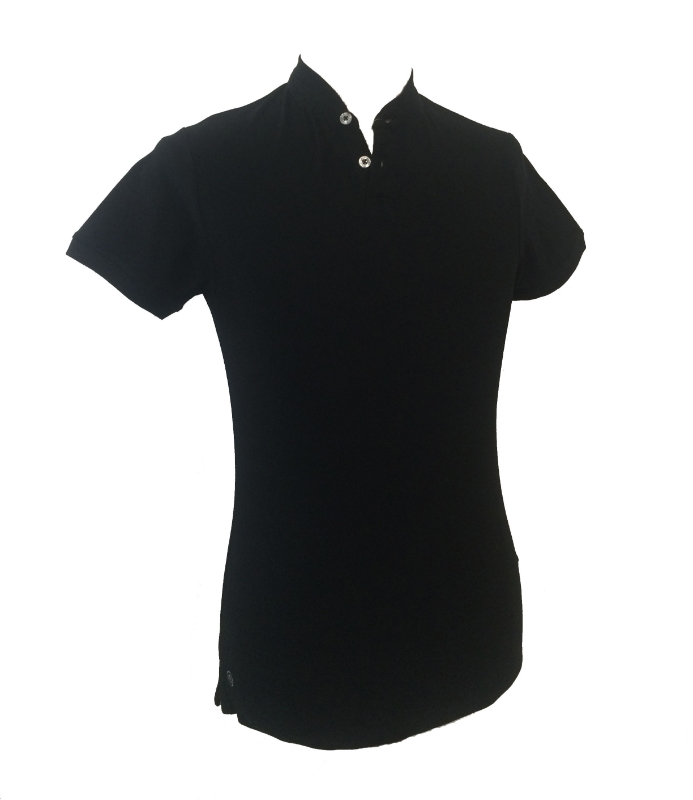 POLO ALG.NEGRO C/MAO M/C T-M (3013)