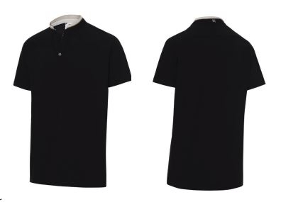 POLO ALG.NEGRO C/MAO M/C T-L(3015)