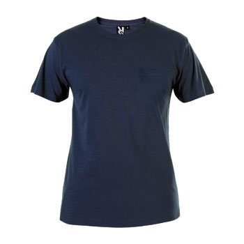 CAMISETA ALG.160g MARINO M/C C/BOLS.