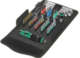 KRAFTFORM KOMPAKT 100 JGO. 52 PIEZAS PUNTAS LLAVES ALLEN