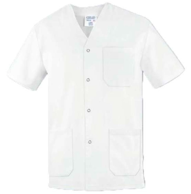 CASACA UNISEX BLANCO M/C C/PICO CORCH. (925)