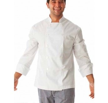 CHAQUETA COCINA BLANCA M/LARGA (4103)