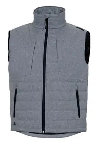 CHALECO ACOLCHADO PESARO GRIS T-M