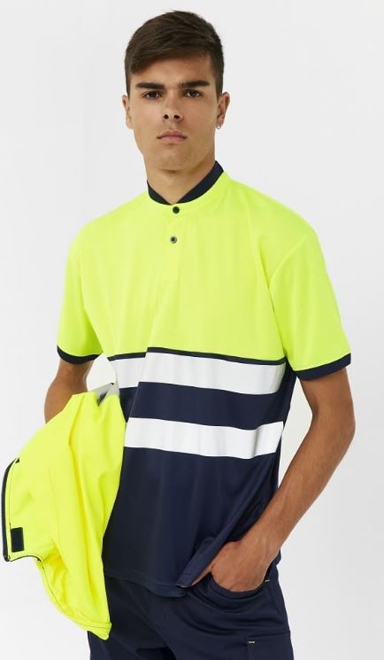 POLO 100%POL.AV AM/MARINO C/MAO M/C T-3XL (4766)