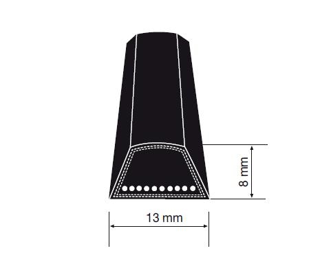 CORREA TRAPECIAL SPZ-1237