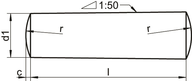 PASADOR CILINDRICO DIN-7 INOX Ø6X20mm