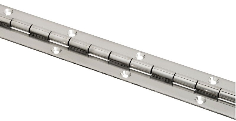 BISAGRA PIANO INOX 80 x 1,5 PASADOR 3 MM CON TALADROS 1 MT – Torchapa