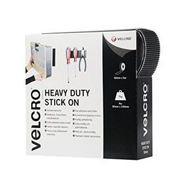VELCRO® HEAVY DUTY ADHESIVO 50mm X 5mt - NEGRO