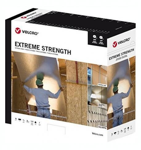 VELCRO® EXTREME STRENGH ADHESIVO 50mm X 25mt - NEGRO