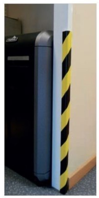 PROTECTOR ESPUMA ANGULO 90º 750X30X8mm AMARILLO/NEGRO PU3030NJ