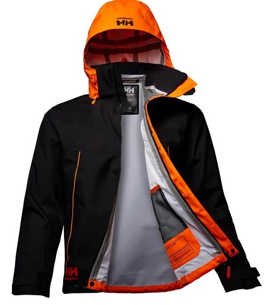 CHAQUETA HH CHELSEA EVOL.SHELL NEGRO T-XXL(71140)