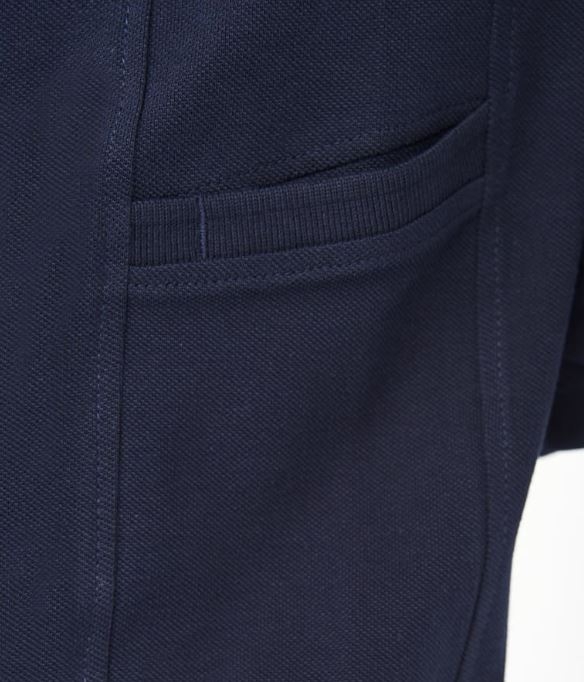 POLO ALG.200g MARINO C/ASIMETRICO M/L T-XL(4824)