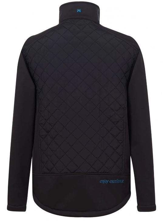 CHAQUETA ACOLCHADA NEGRO/AZULINA T-XL(4827)