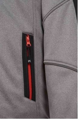 CHAQUETA DOBLE CAPA GRIS/NEGRO T-XL(4829)