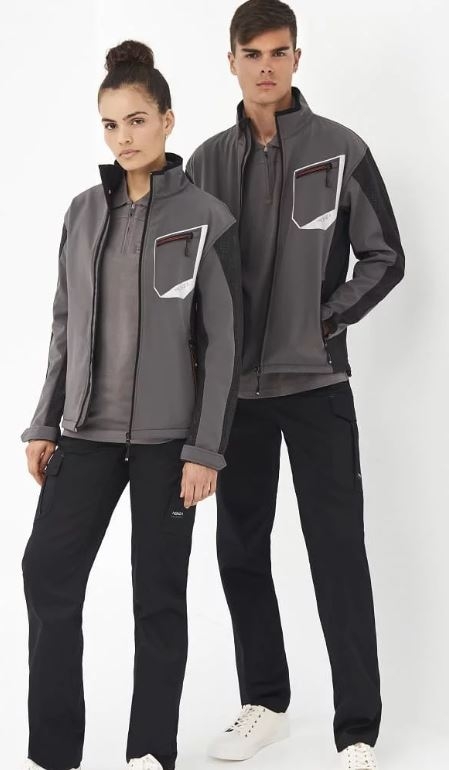 SOFTSHELL BICOLOR GRIS/NEGRO T-S(4828)