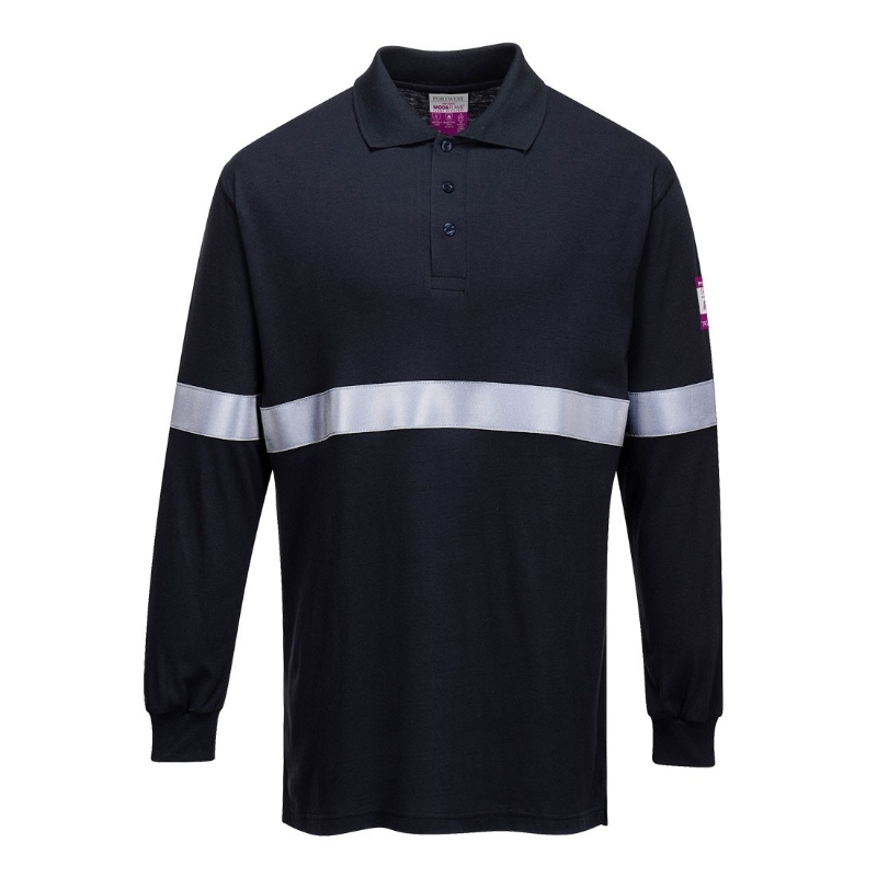 POLO M/L IGNIF+ANTIEST+ARCO MARINO BANDA REF.T-S(FR03)