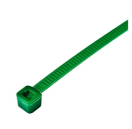 BOLSA 100 BRIDA NYLON VERDE 3.5mm X 140mm