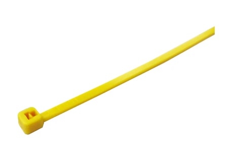 BOLSA 100 BRIDA NYLON AMARILLO 4.5mm X 200mm