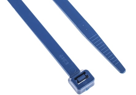 BOLSA 100 BRIDA NYLON AZUL 4.5mm X 200mm