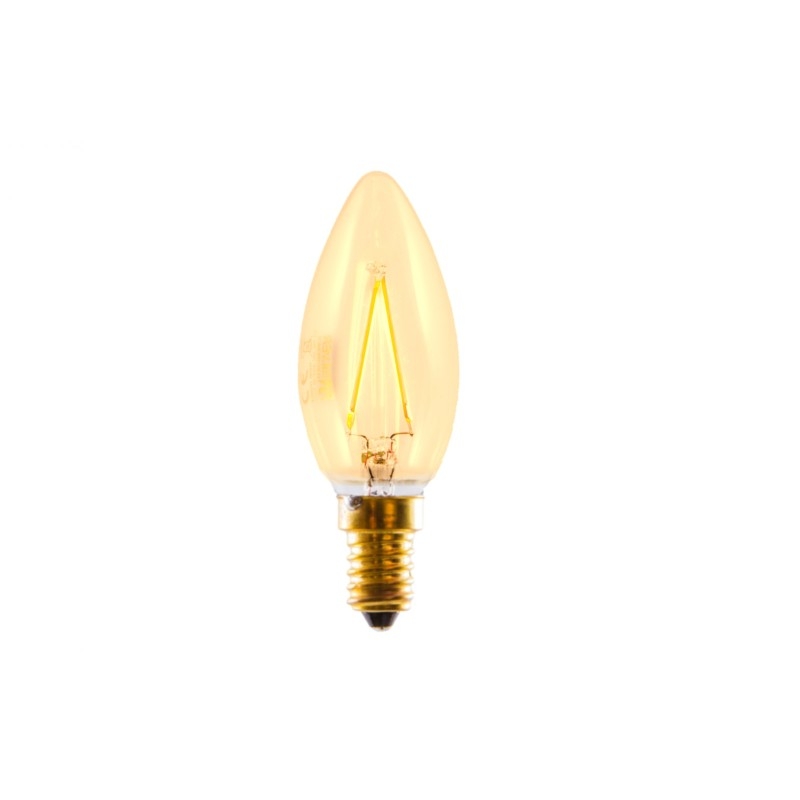 BOMBILLA VELA LED 3W E14 2200ºK 300Lm - VINTAGE