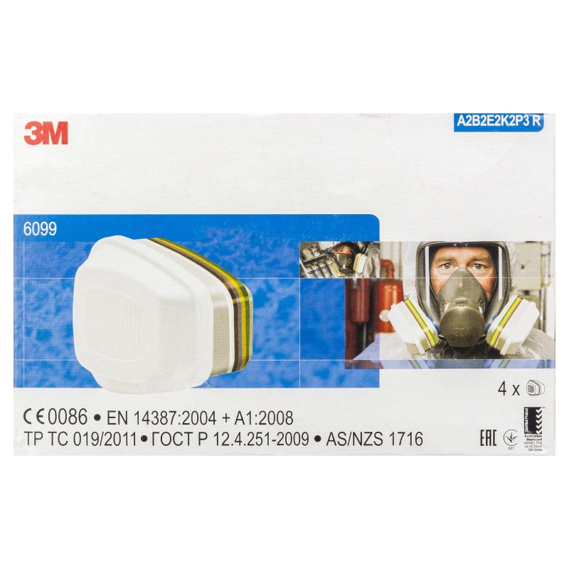 3M PACK 2 FILTROS 6099N A2B2E2K2HgP3