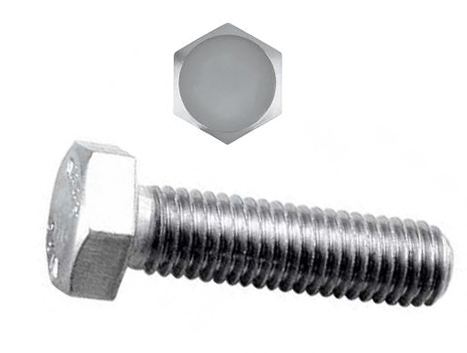 TORNILLO DIN-933 INOX A4-AISI 316 M-6X90