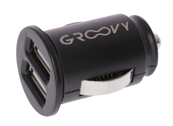 CARGADOR DE COCHE NEGRO 2 USB 12V