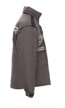 CHAQUETA ACOLCHADA TORNADO GRIS HUMO T-XXL