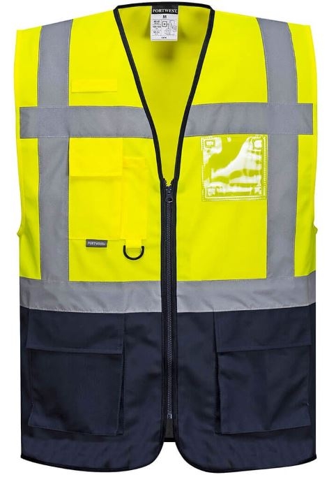 CHALECO AV AM/MARINO CREMALLERA T-XXL(C476)
