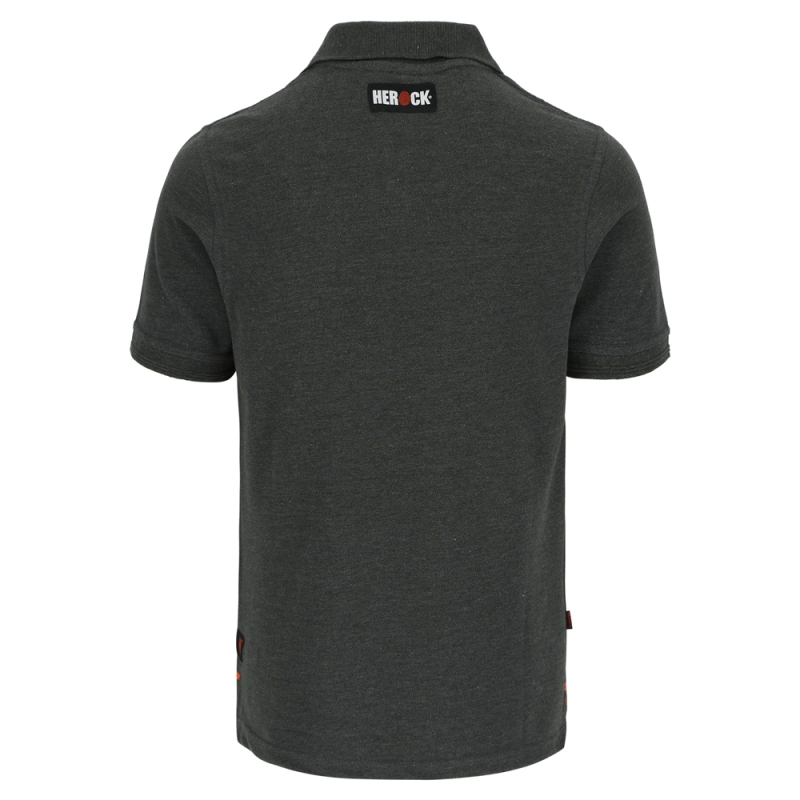 POLO ALG.GRIS OSCURO M/C T-3XL (LEVI)