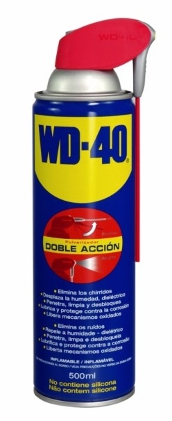 WD-40 500ml SPRAY MULTIUSO DOBLE ACCION (CANULA ABATIBLE)