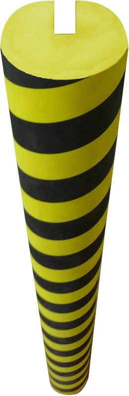 PROTECTOR ESPUMA P/VIGAS IPN 750X40mm (Ø20X8) NEGRO AMARILLO PU208NJ