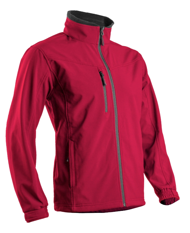 CHAQUETA SOFTSHELL YANG II ROJA T-S - XXL