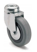 ARSA 33201 RUEDA Ø50mm GIRAT PASADOR GOMA GRIS