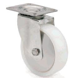 ARSA 9855203 RUEDA Ø80x30mm GIRAT PLATINA NYLON BUJE LISO