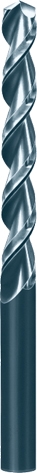 NR 549 02.50 BROCA MANGO CIL.SERIE CORTA HSS DIN-338