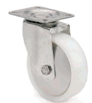 ARSA 9855206 RUEDA Ø125x40mm GIRAT PLATINA NYLON BUJE LISO