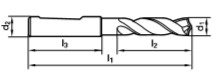 NR 5515 Ø09.00 BROCA VHM DIN-6537 L