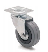 ARSA 22632 RUEDA Ø40mm GIRAT PLATINA GOMA GRIS