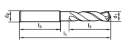 NR 5614 Ø09.50 BROCA VHM DIN-6537 K