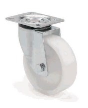 ARSA 9855201 RUEDA Ø65x30mm GIRAT PLATINA NYLON BUJE LISO
