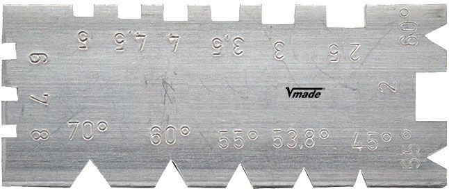 VOGEL 472003 PATRON P/ANGULOS DE ROSCAS COMBINADO