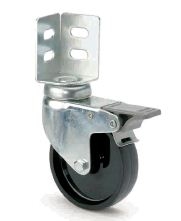 ARSA 2891 RUEDA Ø50mm CANTONERA FRENO NYLON NEGRO