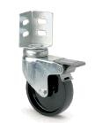 ARSA 2892 RUEDA Ø60mm CANTONERA FRENO NYLON NEGRO