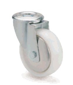 ARSA 9855224 RUEDA Ø125x45mm GIRAT  PLAT. PASADOR NYLON BUJE LISO